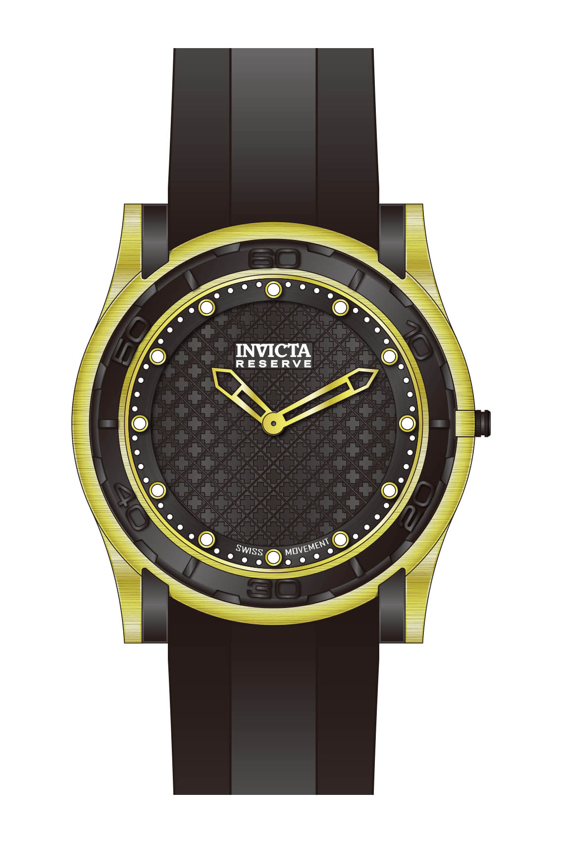 Band for Invicta Reserve Slim Men 39064