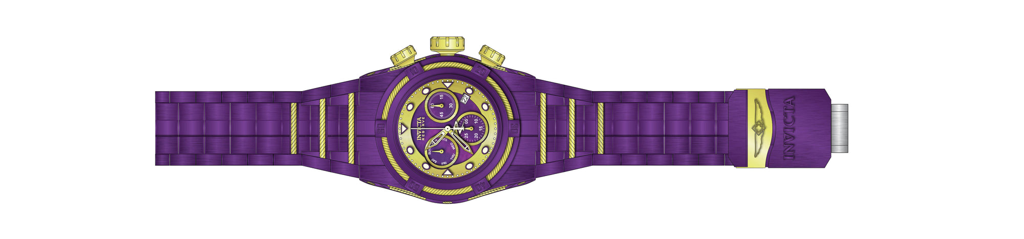 Band for Invicta Reserve Bolt Zeus Men None 38748