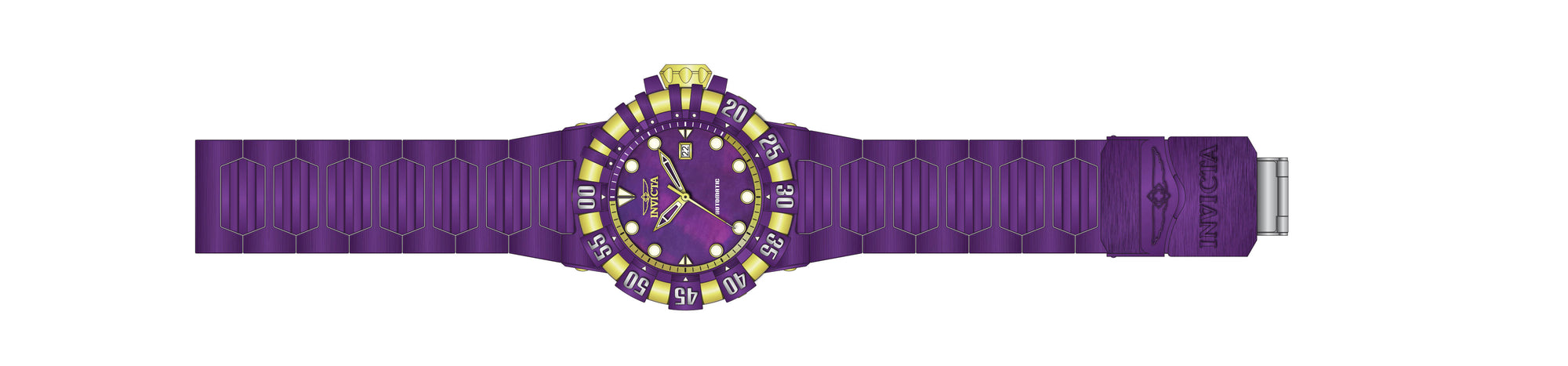 Band for Invicta Excursion Men Purple Label 39034