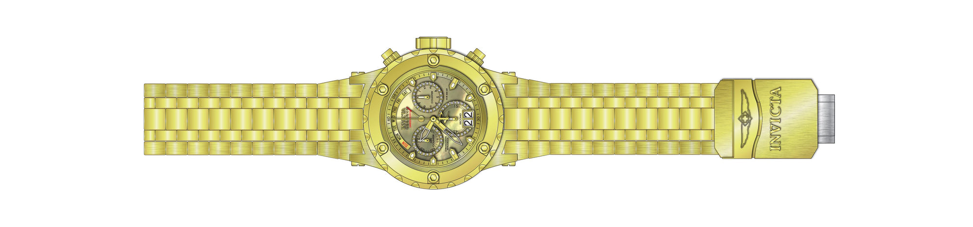 Band for Invicta Reserve Specialty Subaqua Men 39401