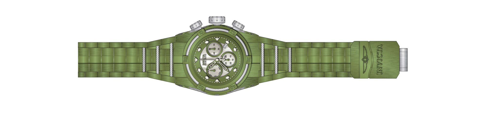 Band for Invicta Reserve Bolt Zeus Men None 39326