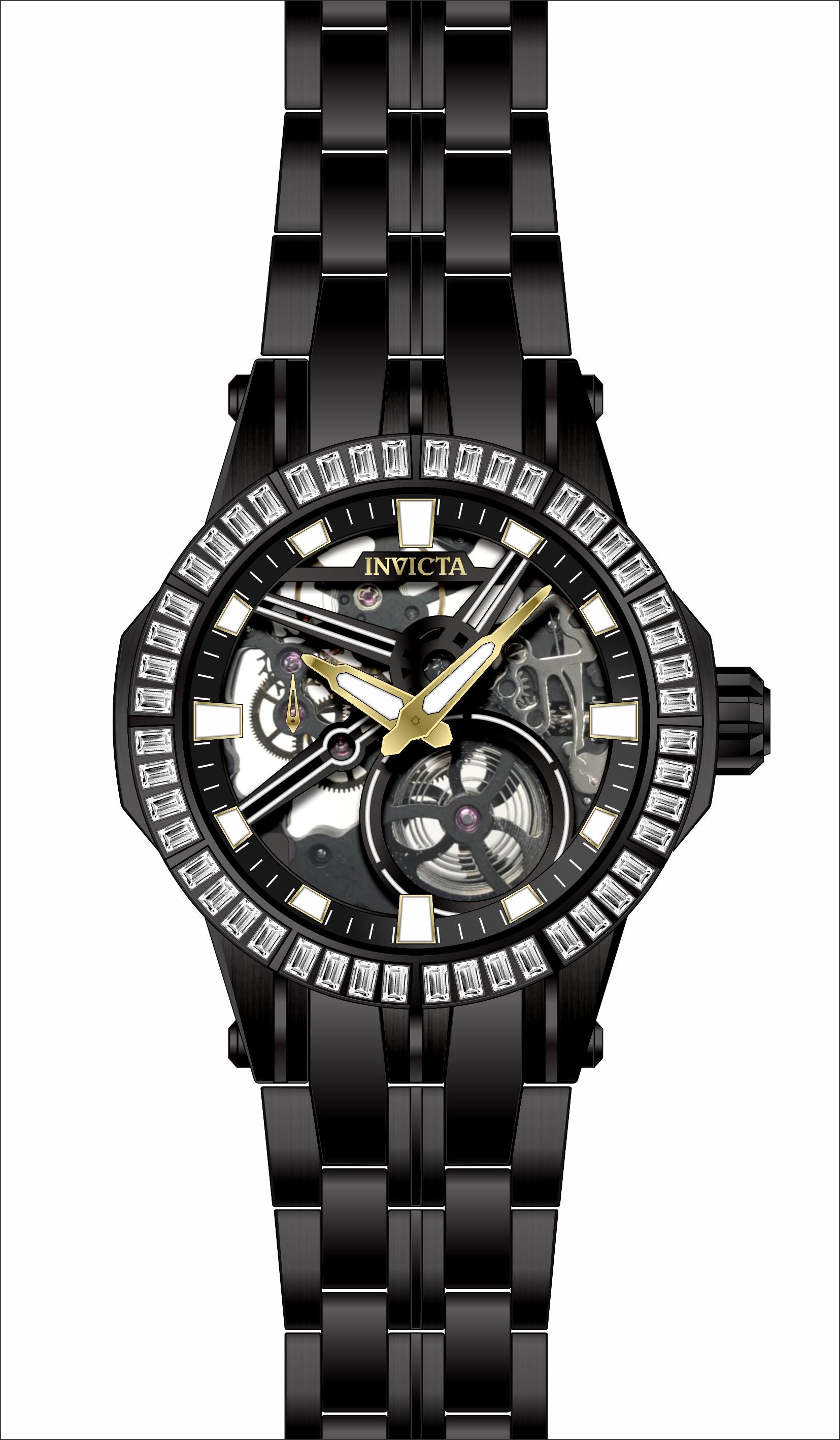 Band for Invicta Objet D Art Men 40121