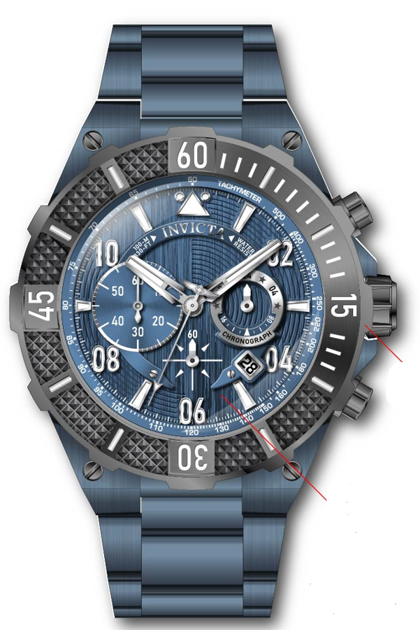 Parts for Invicta Aviator Men 40516