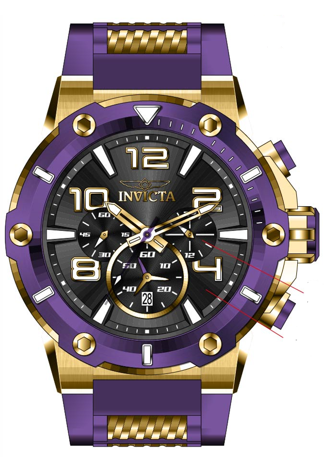 Band for Invicta Speedway Men 40895