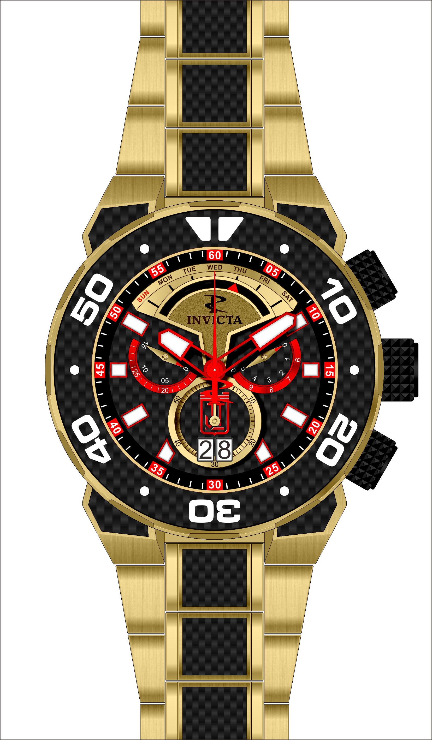 Band for Invicta JT Men 41277