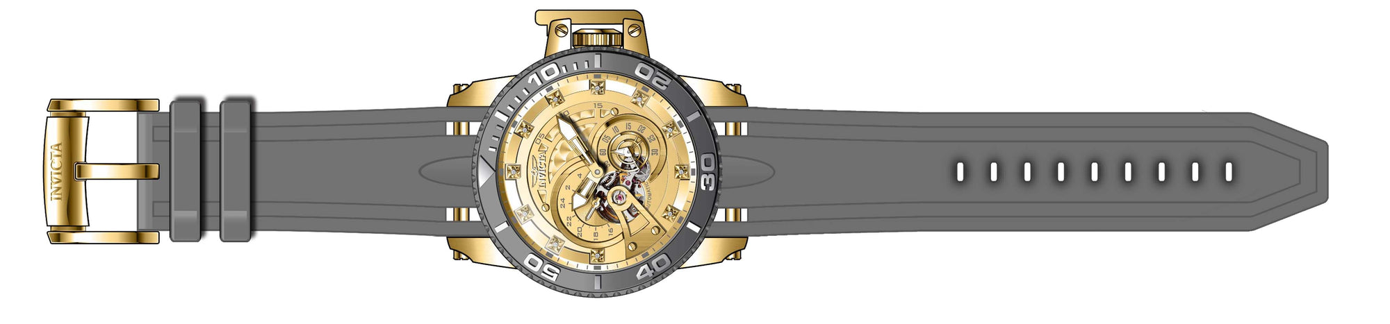 Band for Invicta Pro Diver SCUBA Men 36112