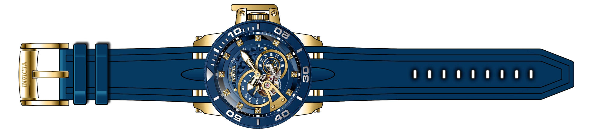 Parts for Invicta Pro Diver SCUBA Men 36113