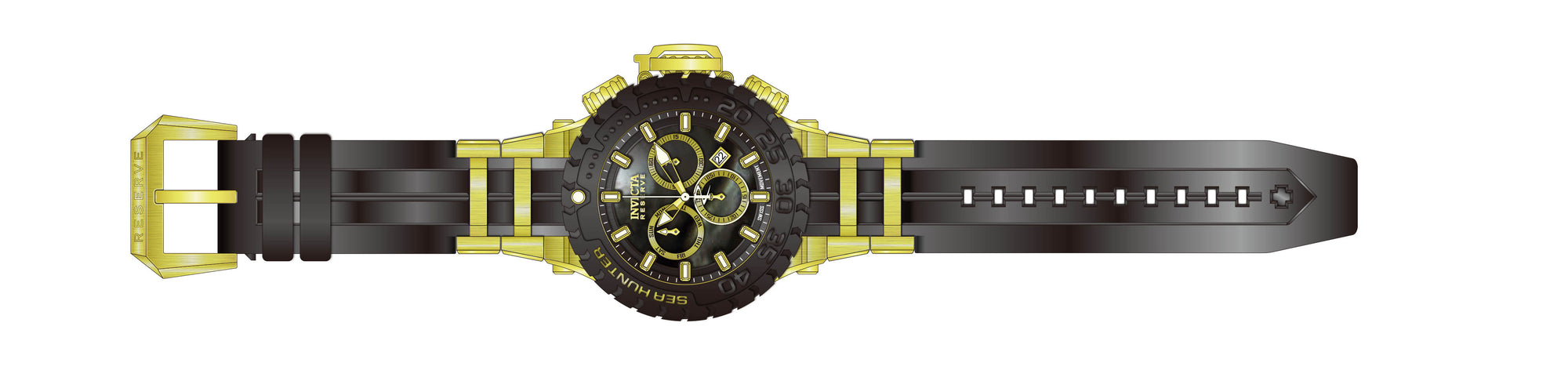 Band for Invicta Sea Hunter Men 41007