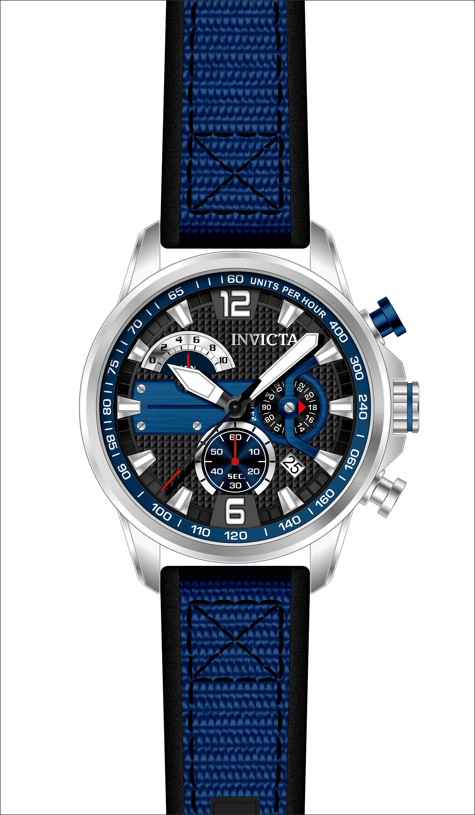Band for Invicta Aviator Men 41684
