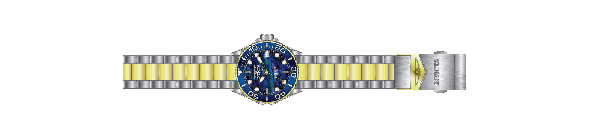 Parts for Invicta Grand Diver Lady 40150