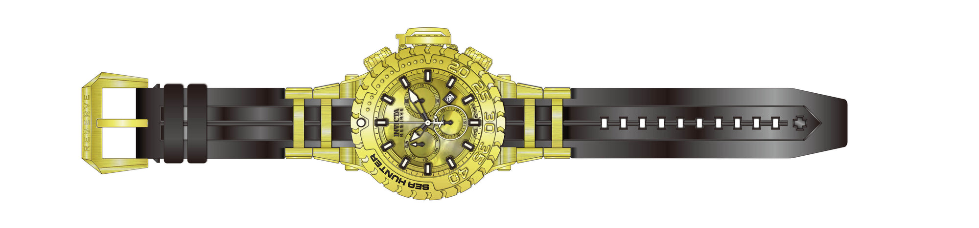 Band for Invicta Sea Hunter Men 41011