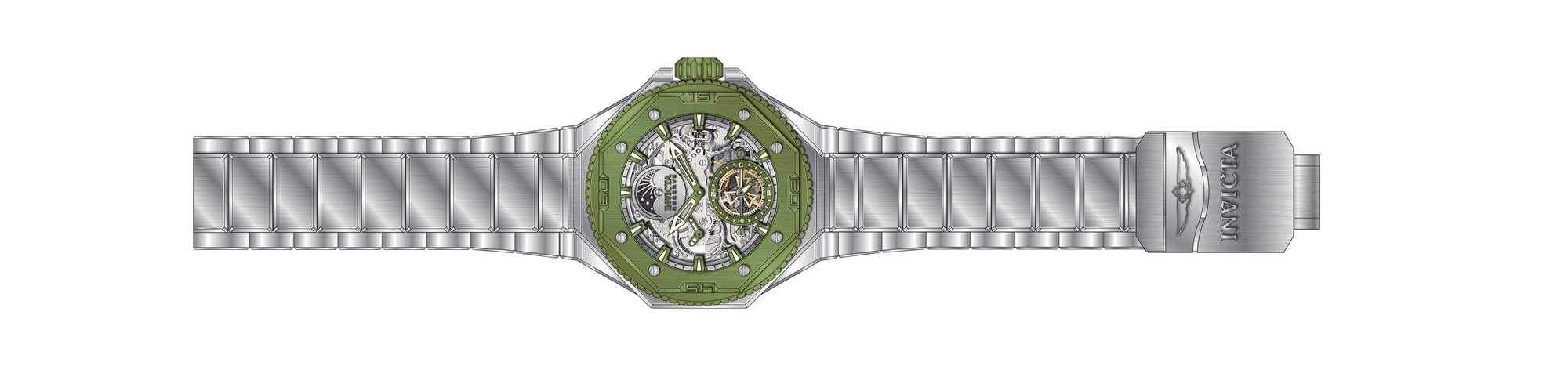 Parts for Invicta Reserve Pro Diver Men 40650