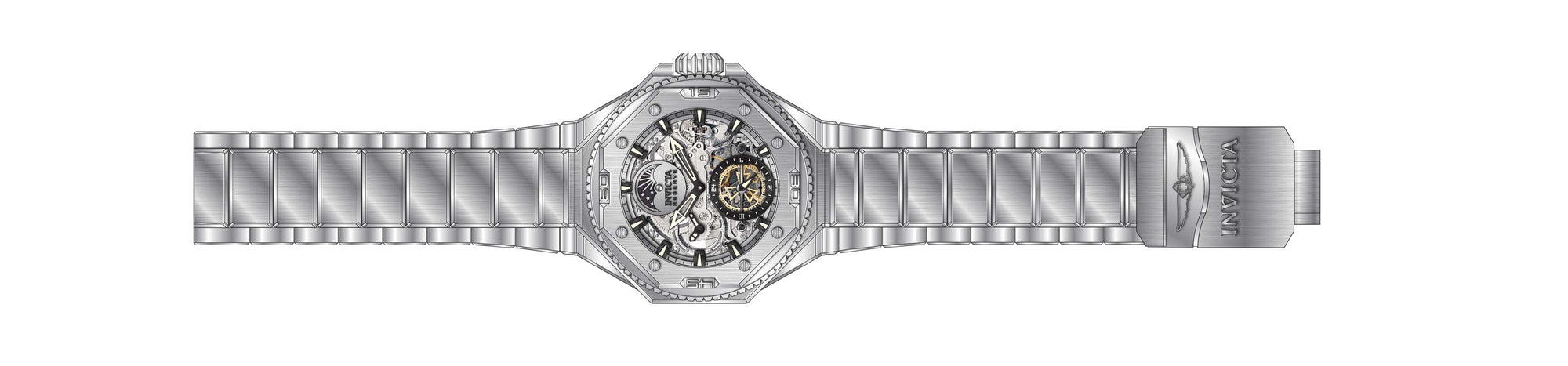 Parts for Invicta Reserve Pro Diver Men 40652