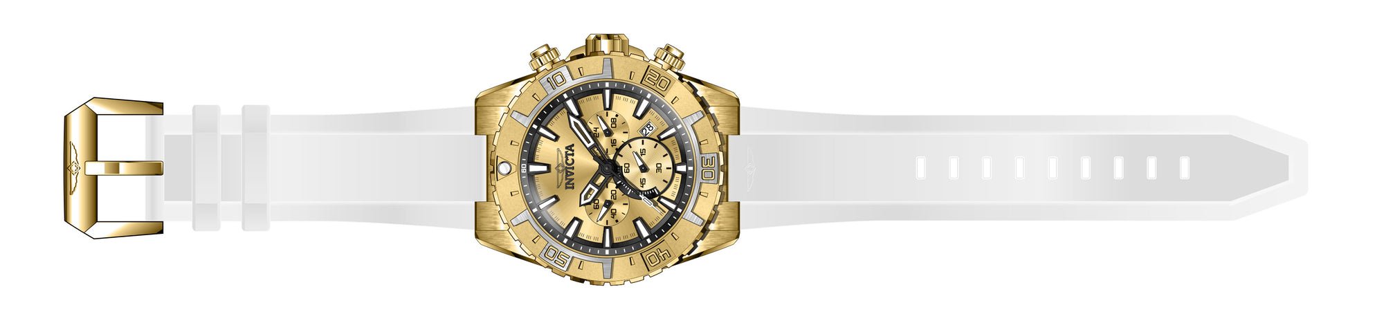 Band for Invicta Aviator Men 37636