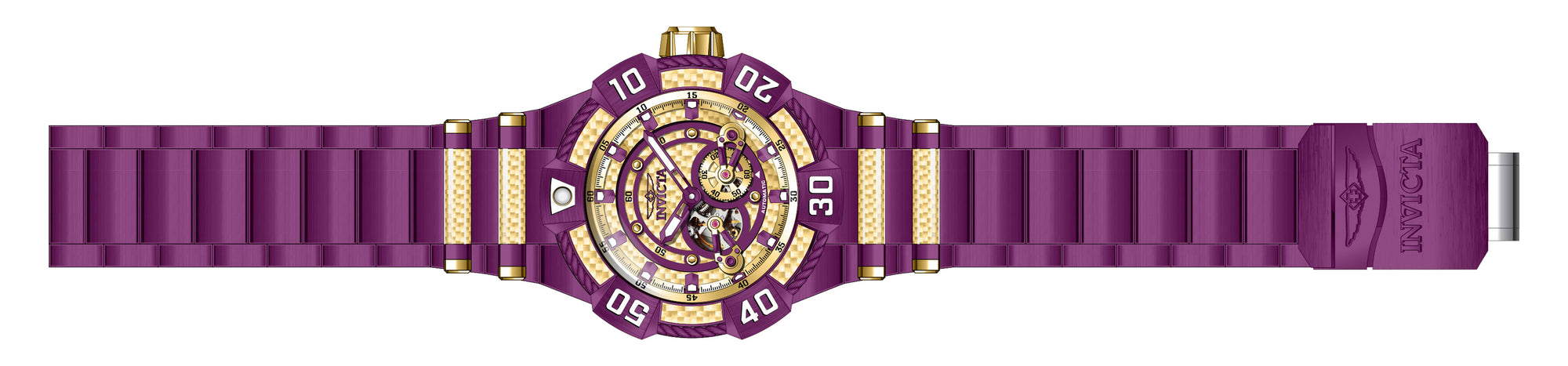 Band for Invicta Bolt Men Purple Label 40190