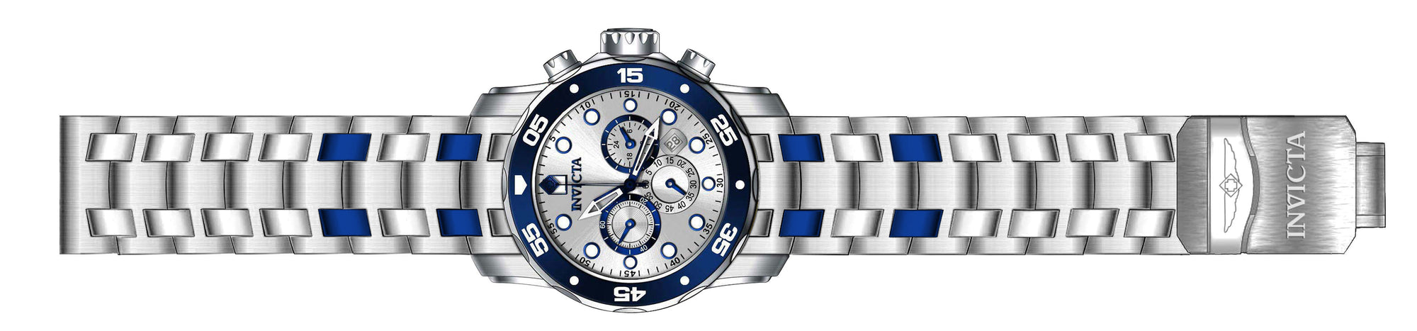 Parts for Invicta Pro Diver Zager Exclusive Men 37691