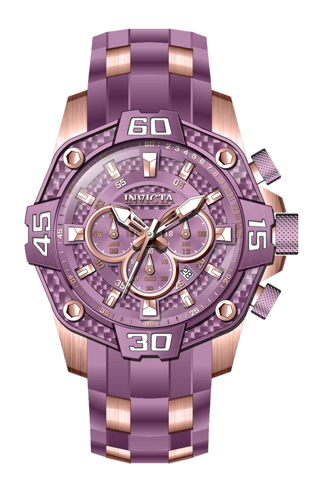 Band for Invicta Pro Diver Men 40857