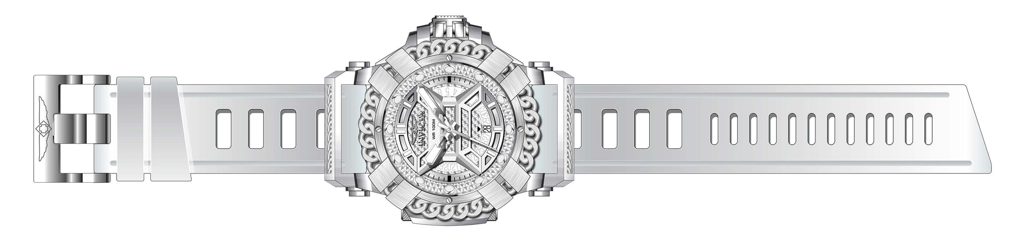 Band for Invicta Bolt Men 38036