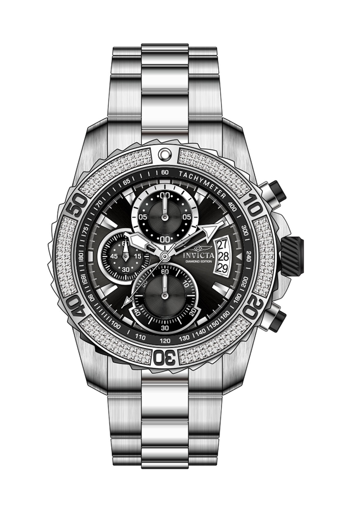 Band for Invicta Pro Diver Men 37996