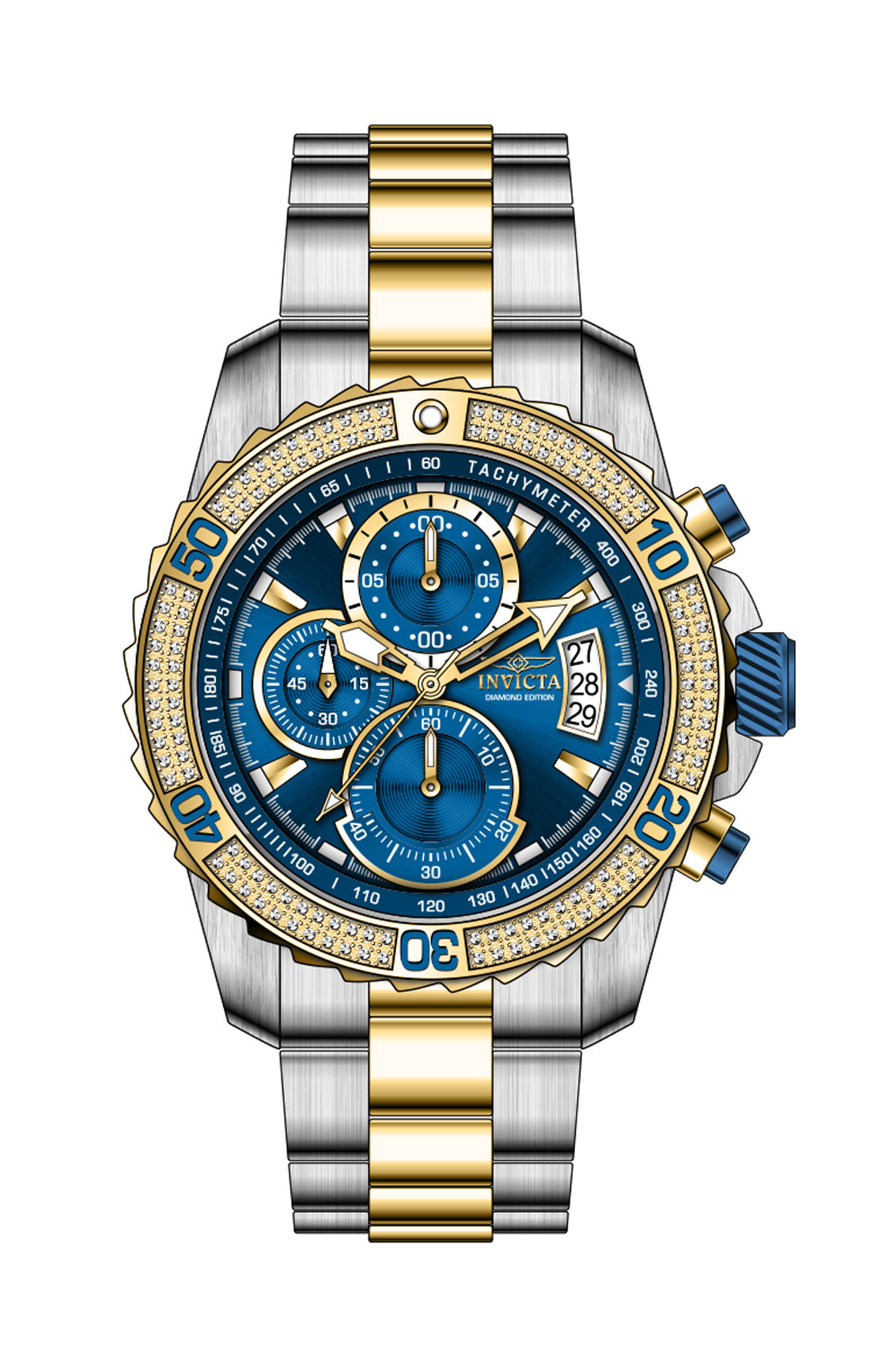 Band for Invicta Pro Diver Men 38001
