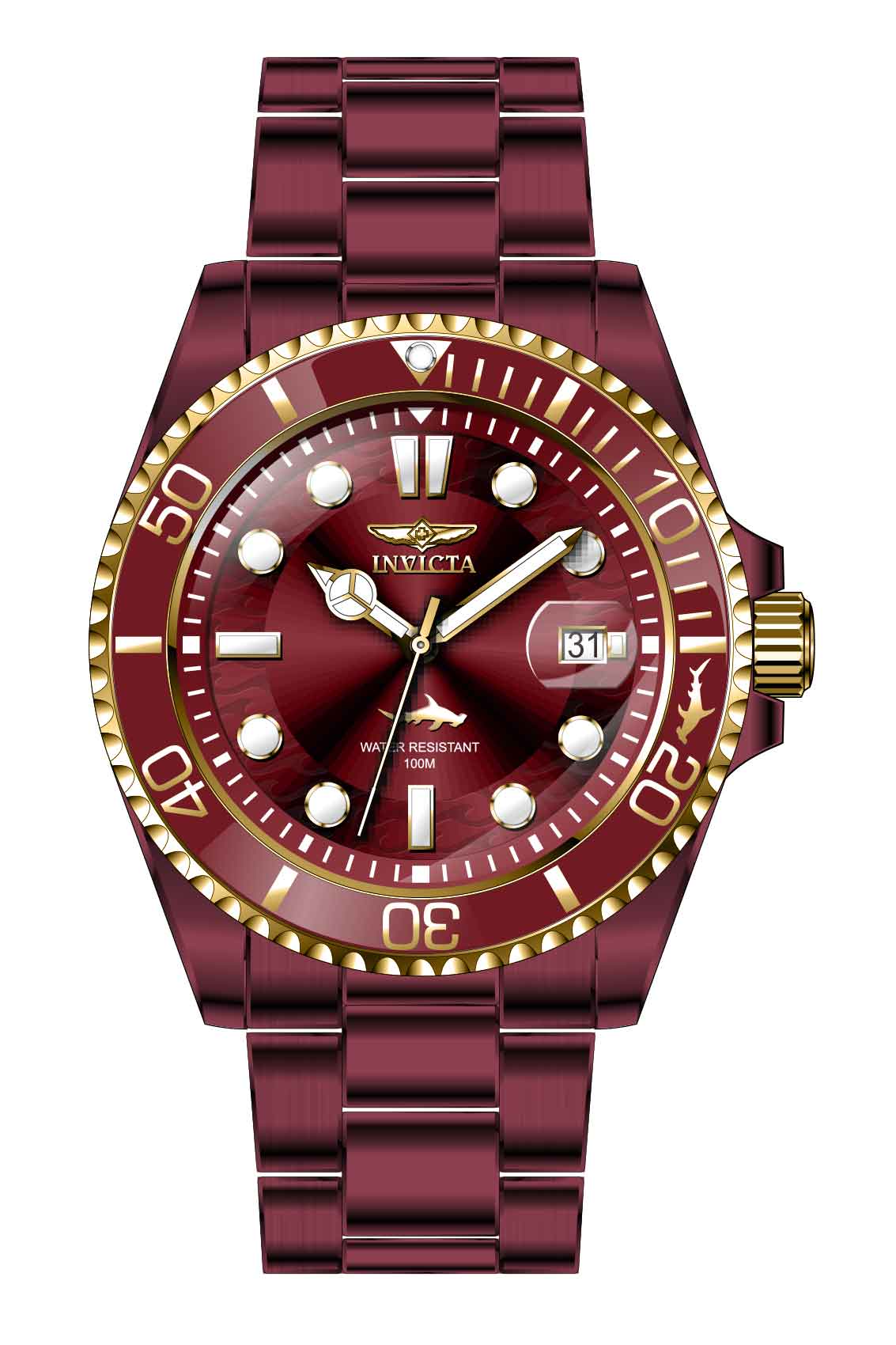 Band for Invicta Pro Diver Lady 40873