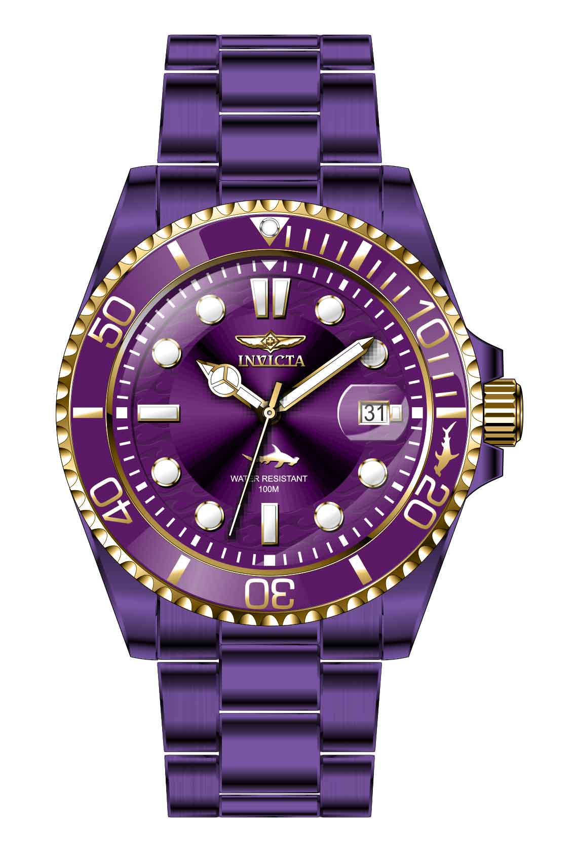 Band for Invicta Pro Diver Lady 40876