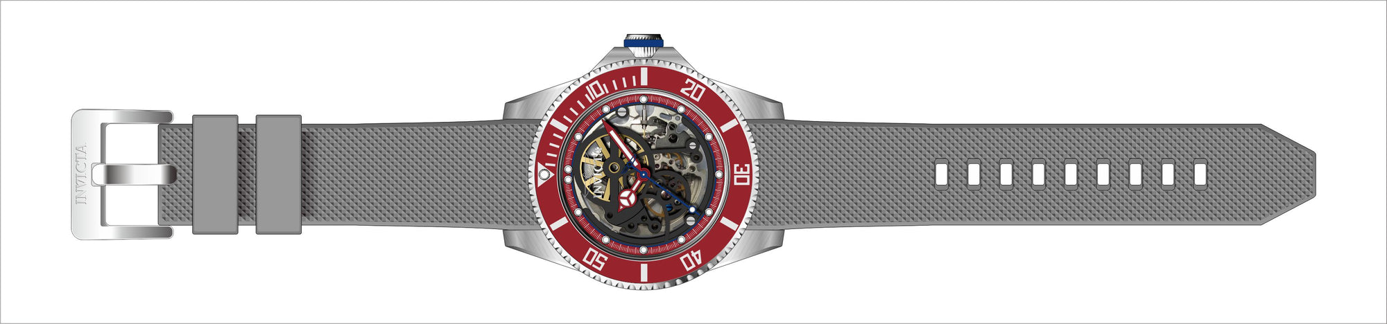 Parts for Invicta Pro Diver Men 43689