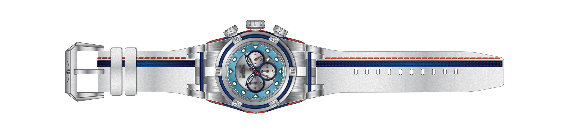 Band for Invicta Bolt Zeus Men 43788