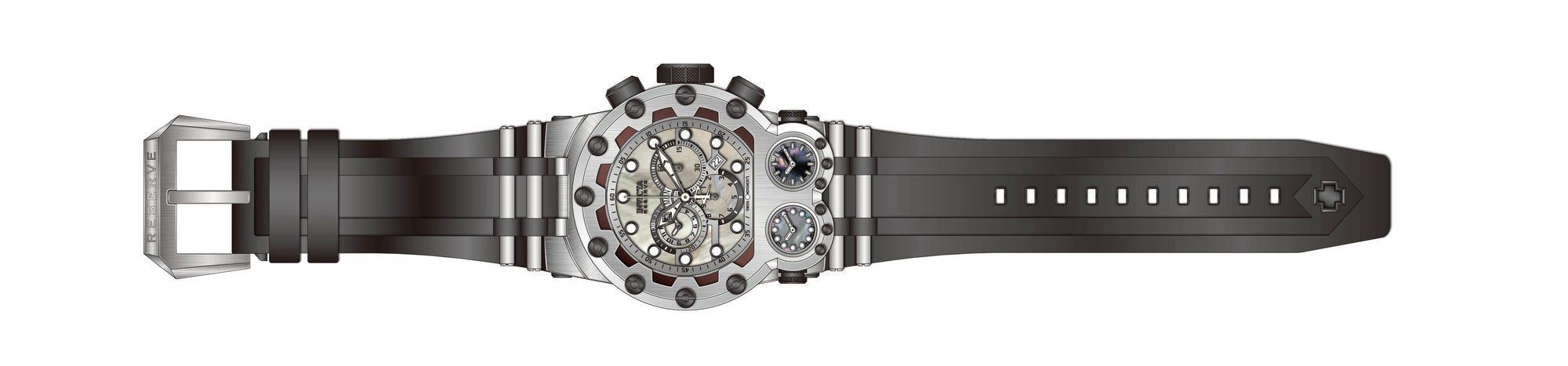 Band for Invicta Reserve Reserve Bolt Zeus Magnum Men 43120