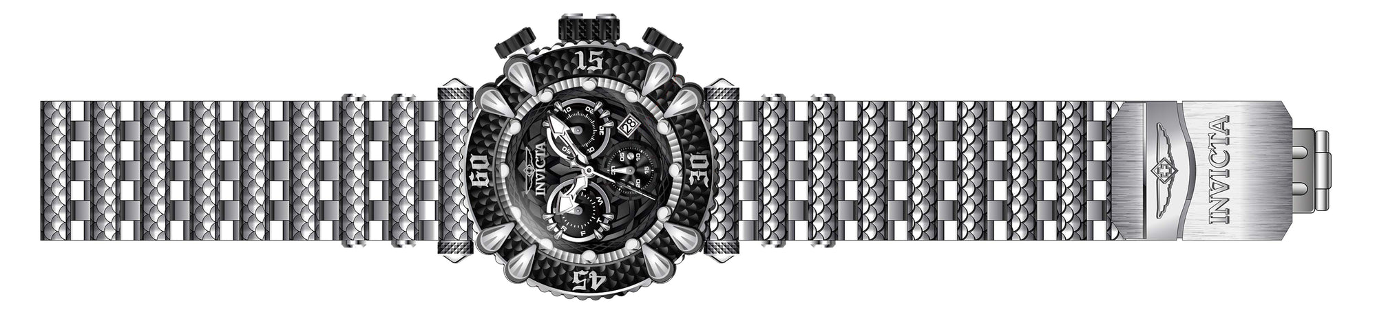 Parts for Invicta Subaqua Men 43894