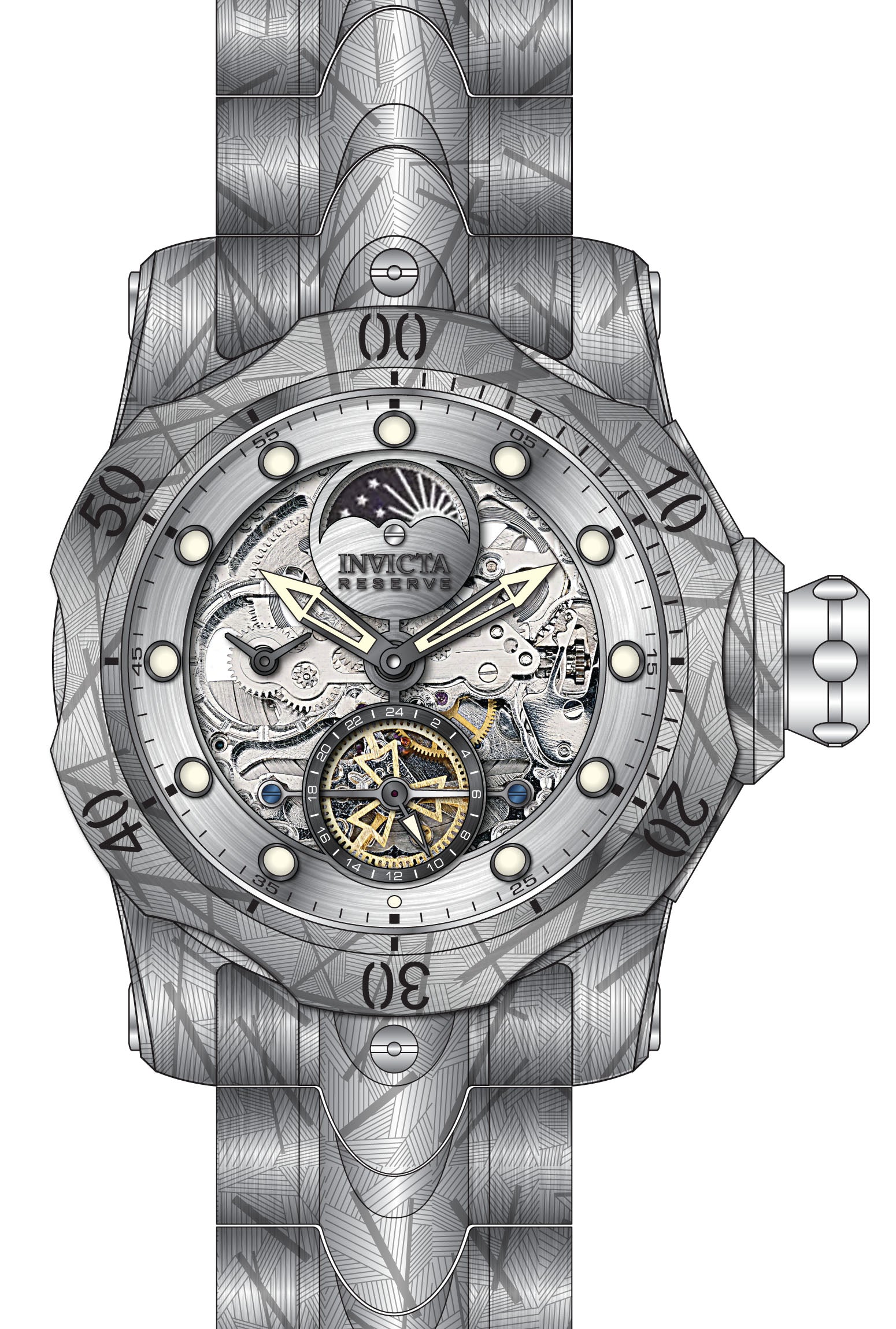 Parts For Invicta Reserve Venom Men 44433