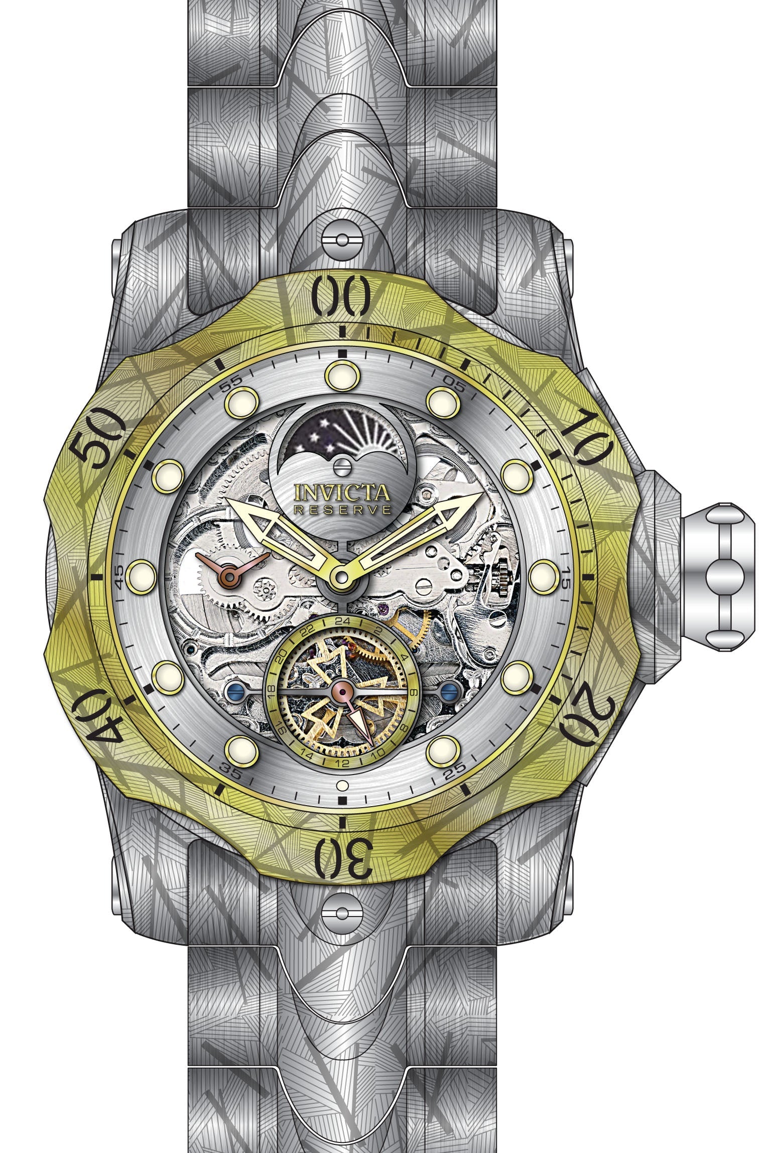 Parts For Invicta Reserve Venom Men 44434