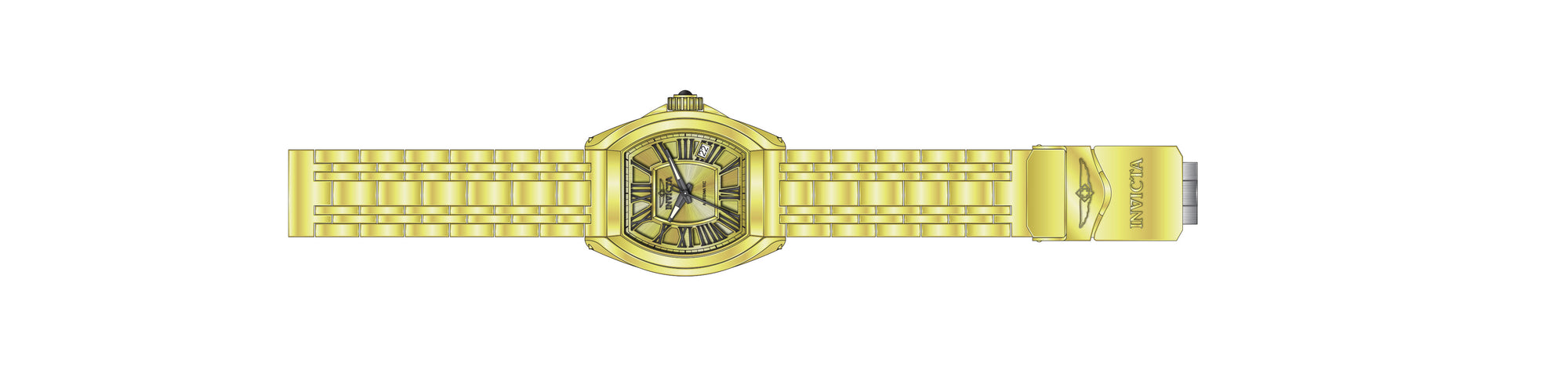 Band For Invicta Pro Diver  Lady 44587