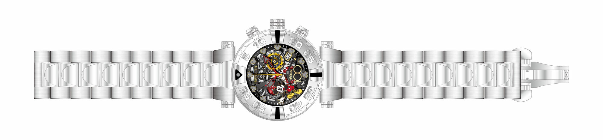 Band For Invicta Disney Limited Edition Mickey Mouse Men 44703