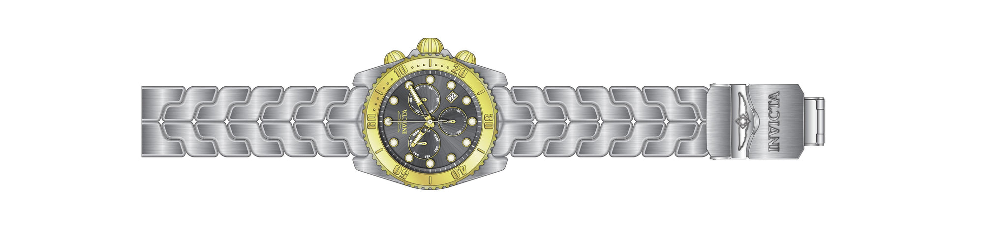 Band For Invicta Specialty  Men 44664