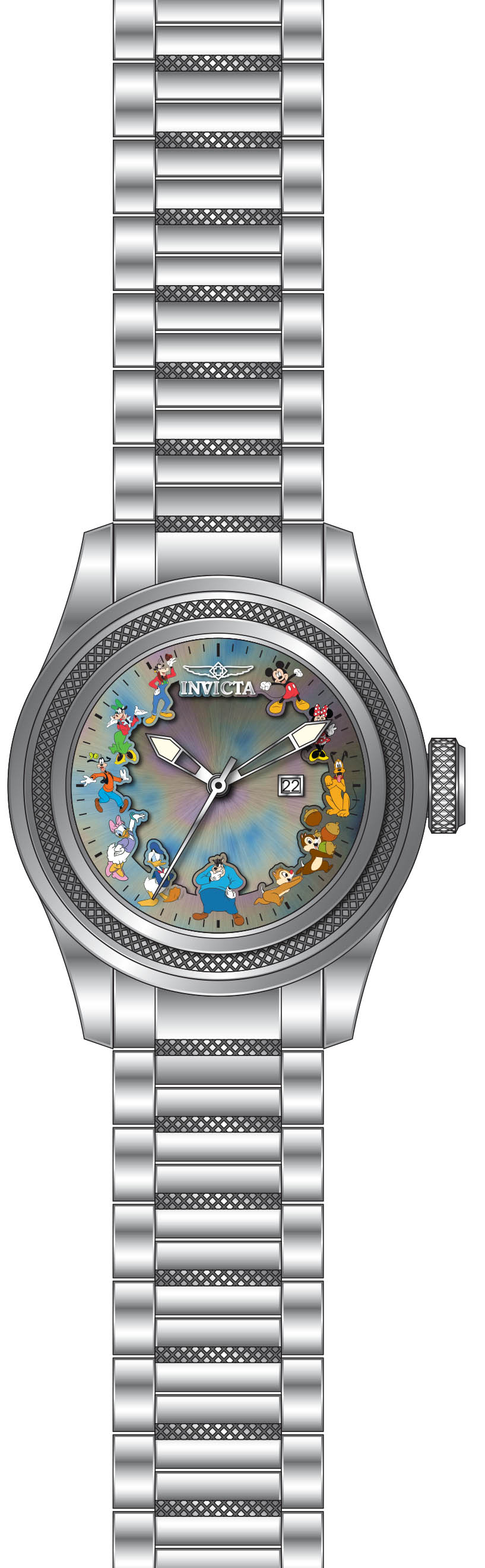Band For Invicta Disney Limited Edition  Lady 44741