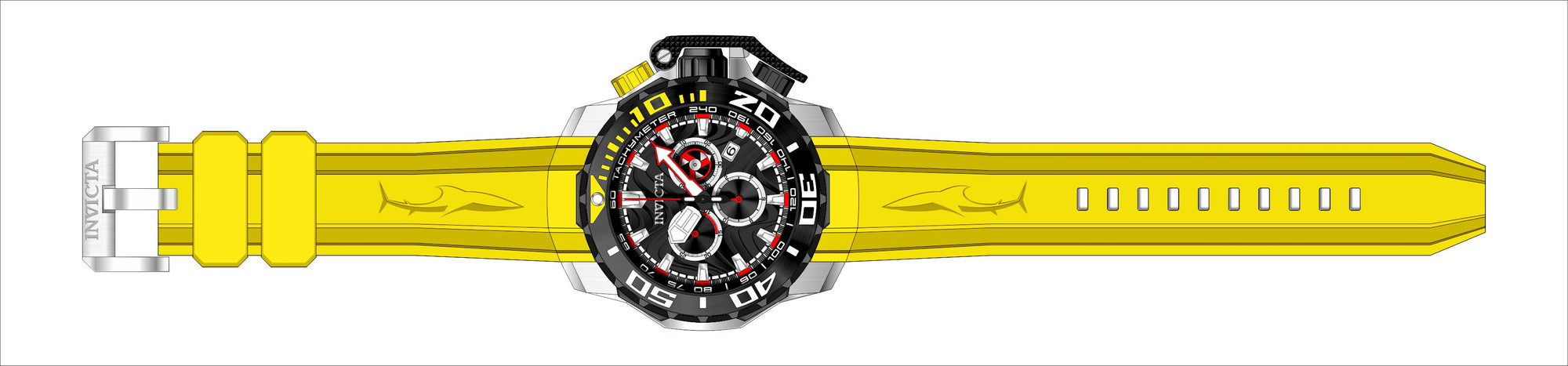 Parts For Invicta Sea Hunter  Men 45554