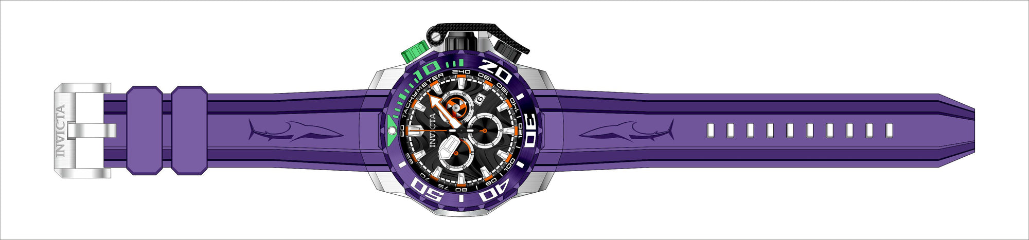 Parts For Invicta Sea Hunter  Men 45558