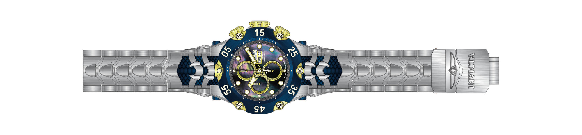 Band For Invicta Reserve Venom Cobra Men 45152