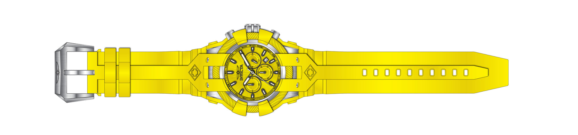 Band For Invicta Bolt  Men 45165