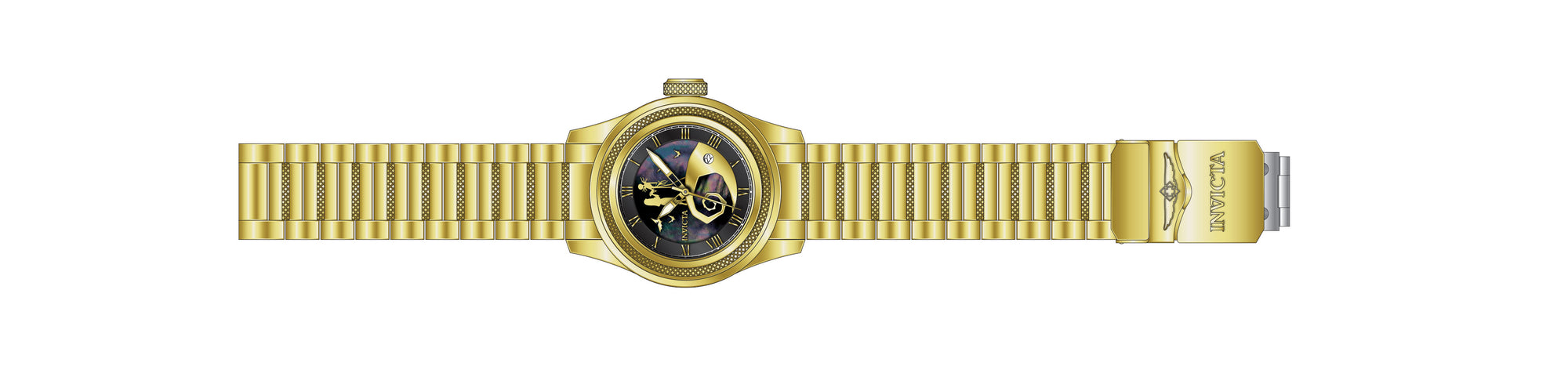 Band For Invicta Disney Limited Edition Nightmare Before Christmas Men 44943